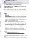 Cover page: A clinicopathologic study on SS18 fusion positive head and neck synovial sarcomas