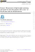 Cover page: Erratum to: Measurement of light-by-light scattering and search for axion-like particles with 2.2 nb−1 of Pb+Pb data with the ATLAS detector