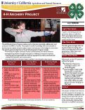 Cover page: 4-H Archery Project