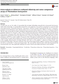 Cover page: Avian malaria co-infections confound infectivity and vector competence assays of Plasmodium homopolare