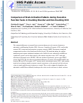 Cover page: Comparison of brain activation patterns during executive function tasks in hoarding disorder and non-hoarding OCD.