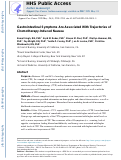 Cover page: Gastrointestinal symptoms are associated with trajectories of chemotherapy-induced nausea