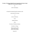 Cover page: Creating a Technology-Enabled Practice: Integrating Technology through Collaborative Professional Development