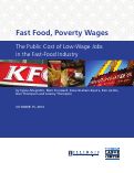 Cover page: Fast Food, Poverty Wages: The Public Cost of Low-Wage Jobs in the Fast-Food Industry