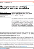 Cover page: Mapping human tissues with highly multiplexed RNA in situ hybridization.