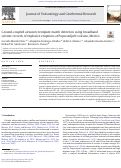 Cover page: Ground-coupled airwaves template match detection using broadband seismic records of explosive eruptions at Popocatépetl volcano, Mexico