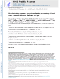 Cover page of Discrimination exposure impacts unhealthy processing of food cues: crosstalk between the brain and gut