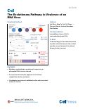 Cover page: The Evolutionary Pathway to Virulence of an RNA Virus