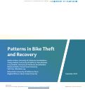 Cover page of Patterns in Bike Theft and Recovery