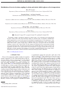 Cover page: Distribution of two-level system couplings to strain and electric fields in glasses at low temperatures