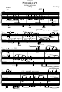 Cover page: Notturno n°1