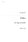 Cover page: Tides