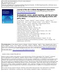 Cover page: Stratospheric ozone, global warming, and the principle of unintended consequences - an ongoing science and policy story