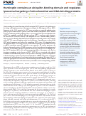 Cover page: Huntingtin contains an ubiquitin-binding domain and regulates lysosomal targeting of mitochondrial and RNA-binding proteins