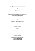 Cover page: Modeling, Estimation and Control of Traffic