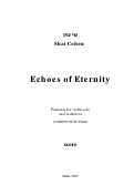 Cover page: Echoes of Eternity