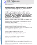 Cover page: Understanding Circadian Mechanisms of Sudden Cardiac Death: A Report From the National Heart, Lung, and Blood Institute Workshop, Part 1: Basic and Translational Aspects