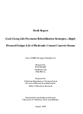 Cover page: Goal 4 Long Life Pavement Rehabilitation Strategies-Rigid: Flexural Fatigue Life of Hydraulic Cement Concrete Beams