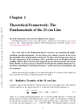 Cover page: The Fundamentals of the 21-cm Line