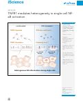 Cover page: TNFR1 mediates heterogeneity in single-cell NF-κB activation.