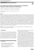 Cover page: Automated shape and thickness optimization for non-matching isogeometric shells using free-form deformation.