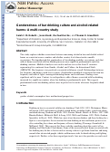 Cover page: Genderedness of Bar Drinking Culture and Alcohol-Related Harms: A Multi-Country Study