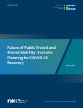 Cover page: Future of Public Transit and Shared Mobility: Scenario Planning for COVID-19 Recovery