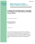 Cover page: Learning and cost reductions for generating technologies in the 
national energy modeling system (NEMS)