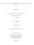 Cover page: Model Network Methodology for Experimental Development of Industrial Monitoring Systems