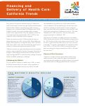 Cover page of Financing and Delivery of Health Care: California Trends