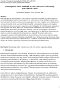 Cover page: Evaluating Public Transit Modal Shift Dynamics In Response to Bikesharing: A Tale of Two U.S. Cities