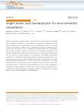 Cover page: Single amino acid bionanozyme for environmental remediation