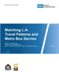 Cover page: Matching L.A. Travel Patterns and Metro Bus Service