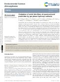 Cover page: Oxidation of solid thin films of neonicotinoid pesticides by gas phase hydroxyl radicals