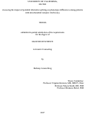 Cover page: Assessing the impact of potential alternative splicing on phenotypic differences among patients with mitochondrial complex I deficiency