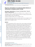 Cover page: Diagnosis and treatment of sexually transmitted infections in male partners of pregnant women in Brazil