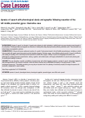 Cover page: Apraxia of speech with phonological alexia and agraphia following resection of the left middle precentral gyrus: illustrative case.