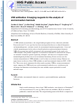 Cover page: VHH antibodies: emerging reagents for the analysis of environmental chemicals