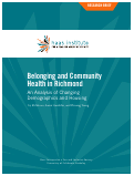 Cover page: Belonging and Community Health in Richmond: An Analysis of Changing Demographics and Housing