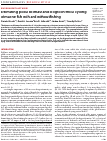 Cover page: Estimating global biomass and biogeochemical cycling of marine fish with and without fishing