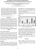 Cover page: Age Differences in the Perception of Domain Names: Psychological Experiments on Internationalized Domain Names