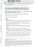 Cover page: Vapor exposure to Δ9-tetrahydrocannabinol (THC) slows locomotion of the Maine lobster (Homarus americanus)