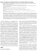 Cover page: Vortex circulation and polarity patterns in closely packed cap arrays