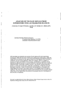 Cover page: Analysis of Voltage Signals from Superconducting Accelerator Magnets