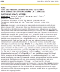 Cover page: PUK6 COST AND HEALTHCARE RESOURCE USE IN PATIENTS WITH ANEMIA IN CKD USING LINKED US CLAIMS AND ELECTRONIC HEALTH RECORDS