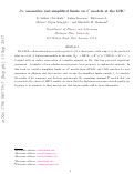 Cover page: RK anomalies and simplified limits on Z′ models at the LHC