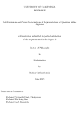 Cover page: Self-Extensions and Prime Factorizations of Quantum Affine Algebras