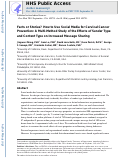 Cover page: Facts or stories? How to use social media for cervical cancer prevention: A multi-method study of the effects of sender type and content type on increased message sharing