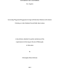 Cover page: Increasing Playground Engagement in Special Education Students with Autism Utilizing an Aide-Mediated Social Skills Intervention