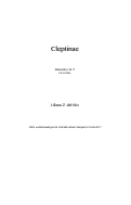 Cover page: Cleptinae